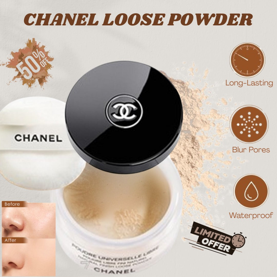 Chanel Loose Powder - Long-lasting, Waterproof & Mattifying