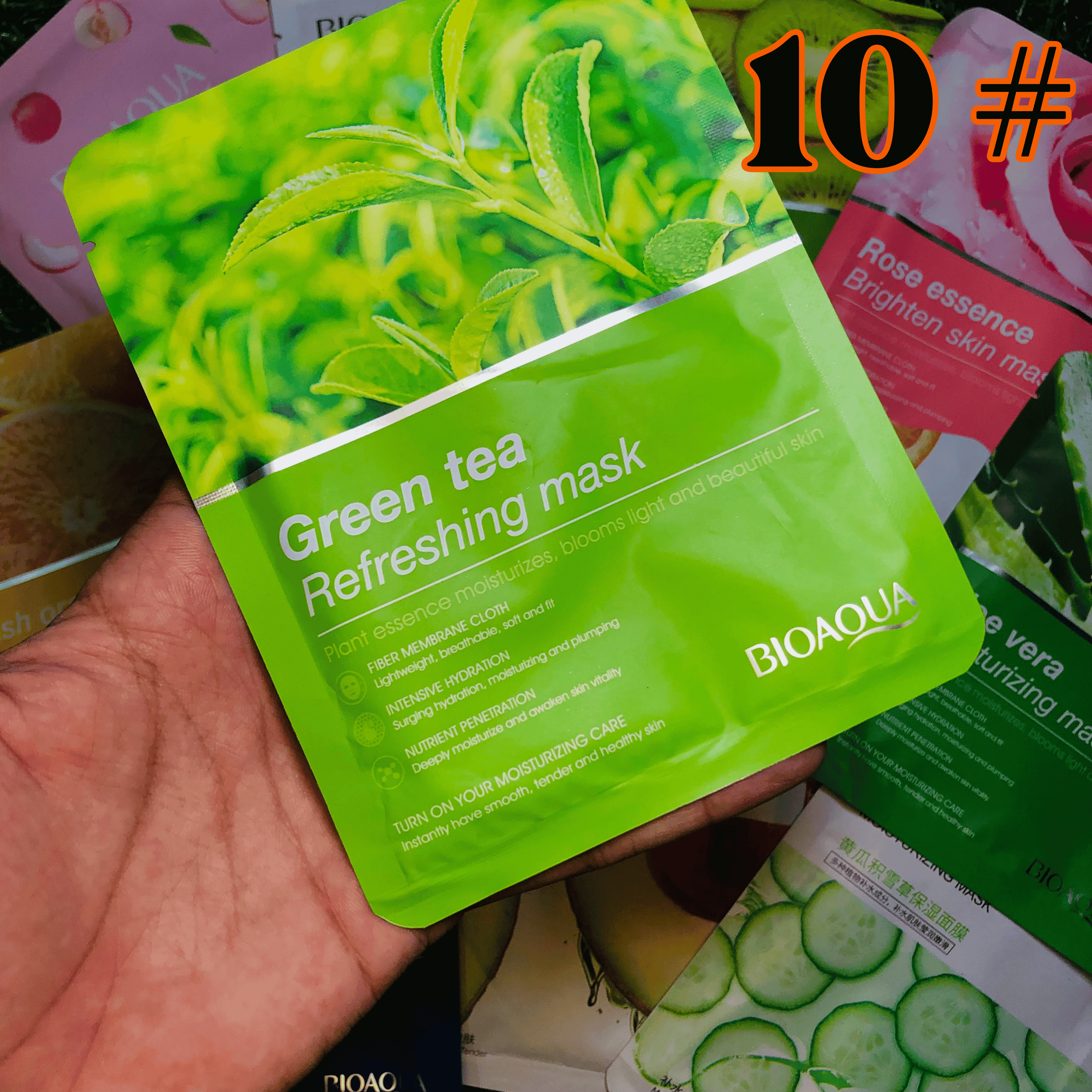 10 PACK 🔥 Moisturizing Face Sheet Mask (Imported) ( LIMITED STOCK 🚨)