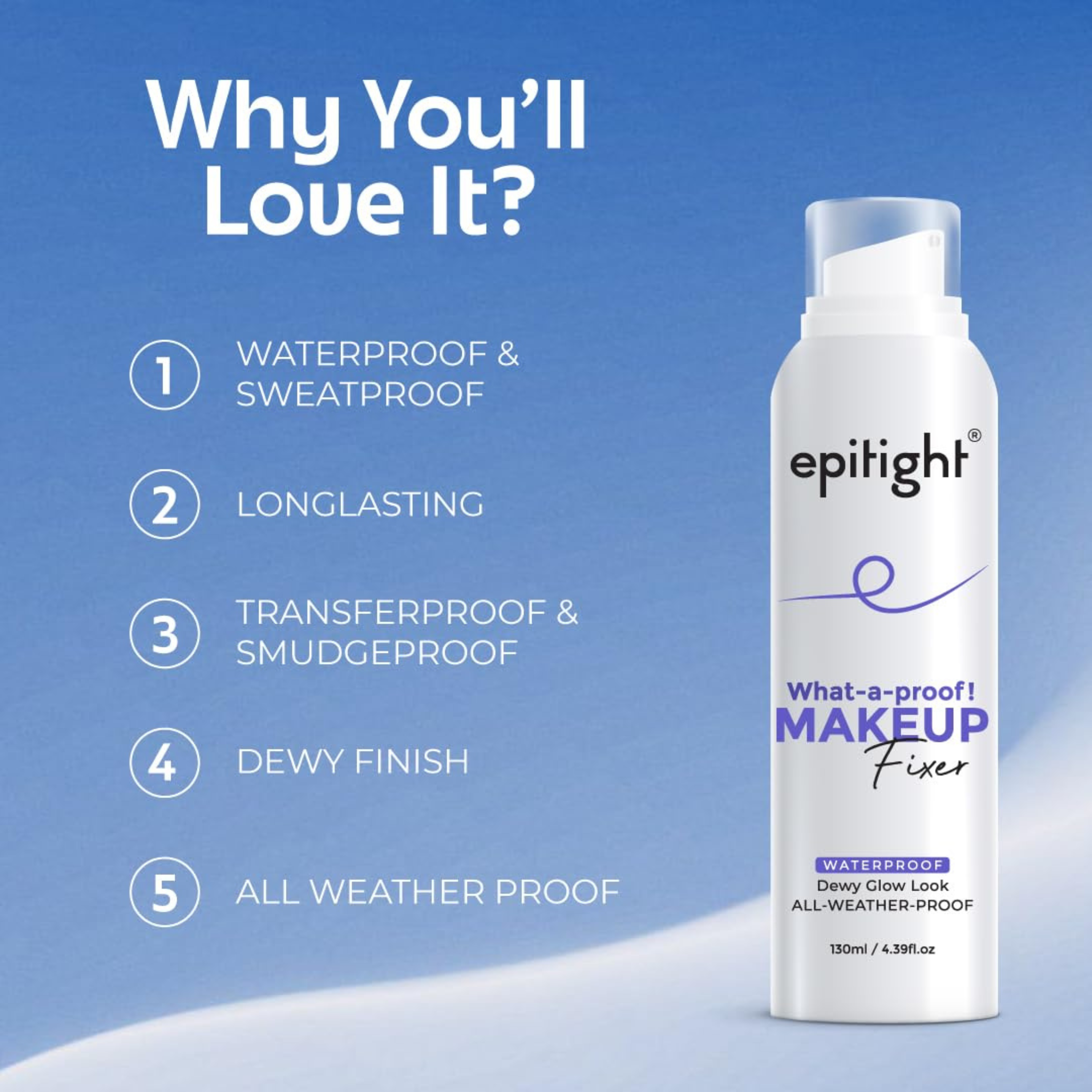 Epitight Makeup Fixer with Instant Glow Finish