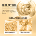 Retinol Eye Cream with Massager Anti-Aging Eye Lift Roller Firming for Wrinkles Fine Lines Dark Circles Eye Serum
