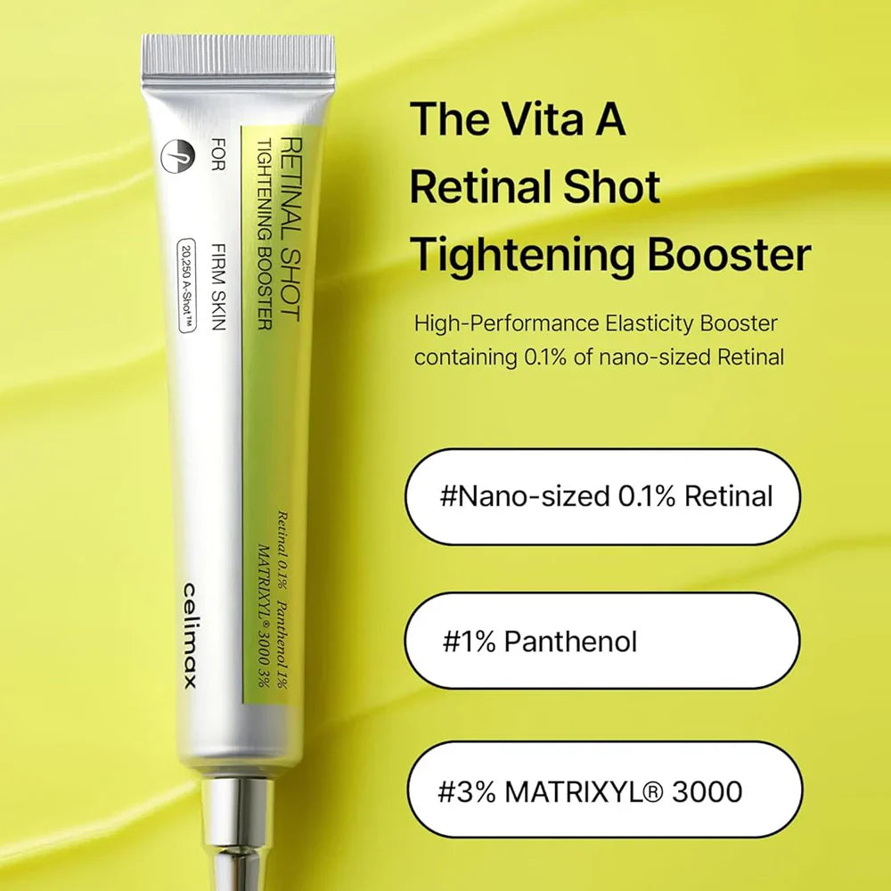Celimax Retinol Skin Tightening Booster Cream   (Tighten, Tone up & Instant brighten Skin - Guaranteed results)